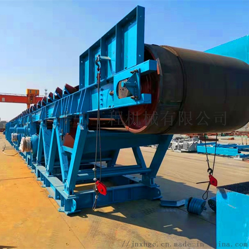 内河港装卸作业中的关键输送设备 从DTL胶带运输机到大倾角皮带机的应用